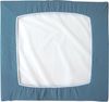 Blausberg Baby - Bezug kompatibel mit IKEA-Wickelauflage Vädra 74x80 cm – in Kornblumen Blau - aus 100% Baumwolle-Musslin, Oeko-Tex ® Standard 100 zertifiziert Bild 2
