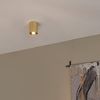 Qazqa LED Aufbaustrahler Rondoo up, ohne Leuchtmittel, GU10, Gold, Modern, Aluminium, 1-flammig Bild 2