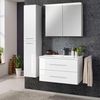 FACKELMANN B.PERFEKT Waschtisch Set mit Spiegelschrank 82 cm breit, Weiß, Waschbecken Keramik Bild 2