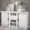 Lomadox Essgruppe WINGST-61, (Spar-Set, 4-tlg), Pinie weiß Nb. mit Sideboard (ohne Stühle) Stellmaß Sideboard 83 cm Bild 2