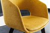 riess-ambiente Polsterstuhl NORDIC STAR senfgelb / schwarz (Einzelartikel, 1 St), Esszimmer · Strukturstoff · Massivholz · mit Armlehne · Küche · Design Bild 5