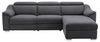 Vente-unique - Ecksofa mit elektrischer Relaxfunktion PEDRERA - Stoff - Anthrazit - Ecke rechts Bild 4