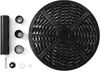 Mondeer Sonnenschirmständer, Schirmständer Kunststoff 12kg Sonnenschirmhalter Sonnenschirmfuß in Rattanoptik Retro Rund Schwarz, BTSZ01, φ45*30cm Bild 5