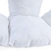 Kissen für Hängesessel Korb inkl. Rückenteil 2-teiliges Set Style Weiss Bild 3