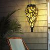 LED Solarleuchte, IP44, Akku, amber, H 50cm Bild 2