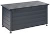Aufbewahrungsbox CAMPALTO Metall 123 cm 60 cm Dunkelgrau Bild 4