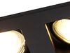 Qazqa LED Einbaustrahler Qure, ohne Leuchtmittel, Warmweiß, QAZQA Downlight, gu10, Schwarz, Aluminium, Modern Bild 4