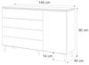 Lookway Kommode AURORA 4S1D Anrichte in KASCHMIR Schubladenschrank Bild 3