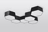 SOLLUX SL. 1060 Deckenleuchte SUNDE 13 schwarz PVC 60W L: 30. 5cm B: 26. 5cm H: 13. 5cm dimmbar Bild 5