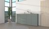 Anrichte >Bari< in Schilf grün, Spannplatte, MDF - 220x101x41cm (BxHxT) Bild 2