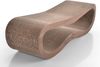 Canadian Cat Company Kratzpappe Orbit 2.0 - walnuß, (Qualitäts-Kratzbrett, 1-tlg, XL Kratzmöbel mit Katzenminze), ergonomische Form Bild 5