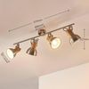 Lindby Deckenstrahler Dennis, Metall, Alu IP20, 4 x 8 W LED Bild 3