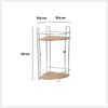 5five Badezimmerregal Ecke wandmontiert 2-stufig Bambus Bild 2