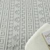Vimoda Teppich Wohnzimmer Boho Skandi Frisé-Teppich, Rechteck, In & Outdoorteppich,Hoch Tief,3D, Balkon,Küchenteppich,Flur,Creme Bild 3