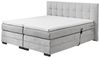 Boxspringbett >TALENA< Liegefläche 180x200, Motorverstellung, silver - 202x113x211cm (BxHxT) Bild 4