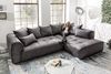 riess-ambiente Ecksofa CLAN 320cm anthrazit, Eckcouch · XXL · inkl. Kissen · Samt · Wohnzimmer · Modern Design Bild 2