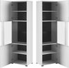 Lomadox Wohnwand TURDA-83, (5-St), moderner Stil inkl. LED Beleuchtung und Couchtisch Bild 2