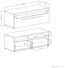 Lomadox Wohnwand TURDA-83, (5-St), moderner Stil inkl. LED Beleuchtung und Couchtisch Bild 5