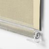 Doppelrollo Klemmfix ohne Bohren 30x210 cm Creme Duo Rollo Klemmrollo Sonnenschutzrollo Fensterrollo für Fenster & Türen Zebrarollo Seitenzugrollo Bild 5