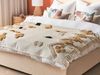 Kuscheldecke ADONI Baumwolle 130 x 180 cm Beige Bild 2