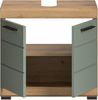 furnling Waschbeckenunterschrank Scott 2 Türen, Unterschrank, Badkommode, Badschrank, Breite 60 cm Bild 5