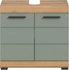 furnling Waschbeckenunterschrank Scott 2 Türen, Unterschrank, Badkommode, Badschrank, Breite 60 cm Bild 4