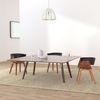 vidaXL Esszimmerstuhl Bugholz und Kunstleder [241058] Bild 2
