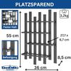 DanDiBo Weinregal Wand Metall Schwarz Modern 96691 Flaschenregal Schmal Wandmontage Wine Rack Weinflaschenhalter Weinhalter Flaschenhalter Bild 2