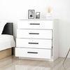 Dmora Kommode Elgafar 70 x 79 x 42h cm Weiß 4 Schubladen Bild 5