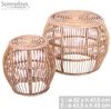 Urban Living Gartentisch, Rattan, BEIGE, normal Bild 2
