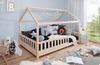 Kinderbett Hausbett \"Kay\" 90x200 Kiefer massiv natur Bild 3