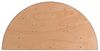 Flash Furniture Furman 1,52 m Halbrunder Allanlass-Holz-Klapptisch, zusammenklappbar, tragbar, halbrund, Banketttisch mit Holzplatte, Natur/Schwarz Bild 5