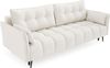 MOEBLO Sofa BLUMI, Eleganz und Komfort – 3-Sitzer-Stoffsofa mit Schlaffunktion und Bettkasten, modernes Design für Wohnzimmer, -(BxHxT):220x95x101 cm Bild 4