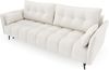 MOEBLO Sofa BLUMI, Eleganz und Komfort – 3-Sitzer-Stoffsofa mit Schlaffunktion und Bettkasten, modernes Design für Wohnzimmer, -(BxHxT):220x95x101 cm Bild 5
