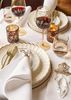Decoris season decorations Glas, Glas, Trinkglas 9,5cm Glas mit Sternen Apricot / Gold Bild 2