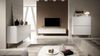 Selsey 'Bemmi' TV-Element, weiß mit schwarzem Metallgestell, 46 x 150 x 32 cm Bild 3