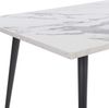 Esstisch Marmoroptik / schwarz 160x80 cm SANTIAGO Bild 5