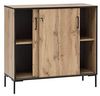 Möbelpartner Montana 701516 Aktenschrank, Holzdekor, Eiche Landhaus Dekor, 100,1 x 41 x 96,6 cm Bild 5