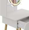 Schminktisch Edda Weiß 60 cm mit LED-Spiegel und Hocker Vicco Bild 5