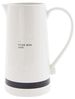 Krug H22 cm Filled with love schwarz Bild 1
