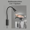 Fischer & Honsel 30170 LED Bettleuchte Sten schwarz matt verstellbar stufenlos dimmbar Bild 5