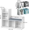 Kindersitzbank Luigi Weiß 107.2 x 88.6 cm mit 2 Faltboxen opt. 2 Vicco Bild 3