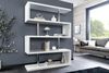 riess-ambiente Standregal SNAKE 165cm weiß / silber, Einzelartikel 1-tlg, Wohnzimmer · Holzwerkstoff · Metall · Raumteiler · Modern Bild 2