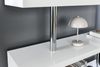 riess-ambiente Standregal SNAKE 165cm weiß / silber, Einzelartikel 1-tlg, Wohnzimmer · Holzwerkstoff · Metall · Raumteiler · Modern Bild 5