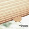 Sonello Plissee Klemmfix ohne Bohren 30x120 cm Beige Faltrollo Plisseerollo Jalousie für Tür & Fenster Blickdicht Sichtschutz Sonnenschutz Fertifplissee Rollo Bild 4