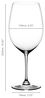 Riedel Vinum Bordeaux Grand Cru, Rotweinglas, Weinglas, hochwertiges Glas, 960 ml, 2er Set, 6416/00 Bild 4
