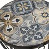 Set mit 3 Beistelltischen aus Metall in Schwarz Bild 2