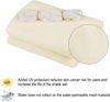WOLTU Sonnensegel Dreieck 3 x 3 x 4,25 m Creme atmungsaktiv Sonnenschutz HDPE Windschutz mit UV Schutz für Garten Terrasse Camping Bild 4