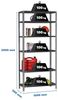 Simonrack Schwerlastregal, Lagerregal, 200 x 100 x 50 Metallregal, Kellerregal, Biegestelle 100 kg, 6 Fachböden, Antracite - Comfort Bild 3