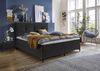 Atlantic Home Collection Romy Boxspringbett mit klassischen Kopfteil, Taschenfederkernmatratze, Härtegrad 3, inklusive Topper, Anthrazit, 180x200 cm Bild 3